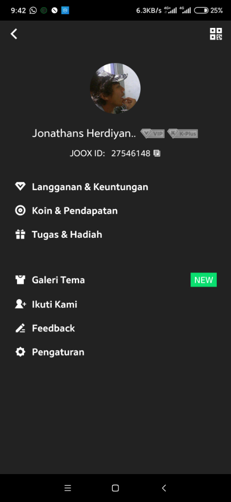 HELP MY JOOX ACCOUNT