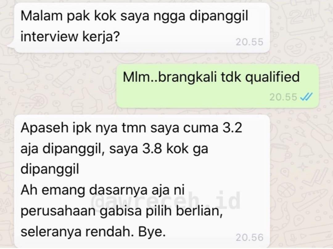 Secara Umum Ini Tipikal Orang Yang Akan Diterima Kerja
