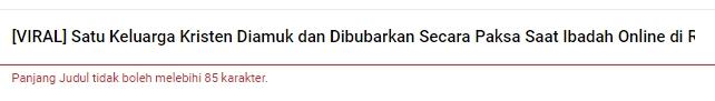 Keluarga Kristen Diamuk dan Dibubarkan Secara Paksa Saat Ibadah Online di Rumah