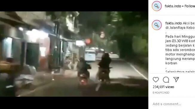 Mencekam! Begini Detik-detik Polisi Buru dan Ciduk Bandit Jalanan di Cakung