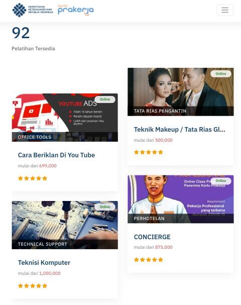 Penasaran Ada Apa Saja Di Kartu Prakerja? Yuk Intip Isi Dashboardnya