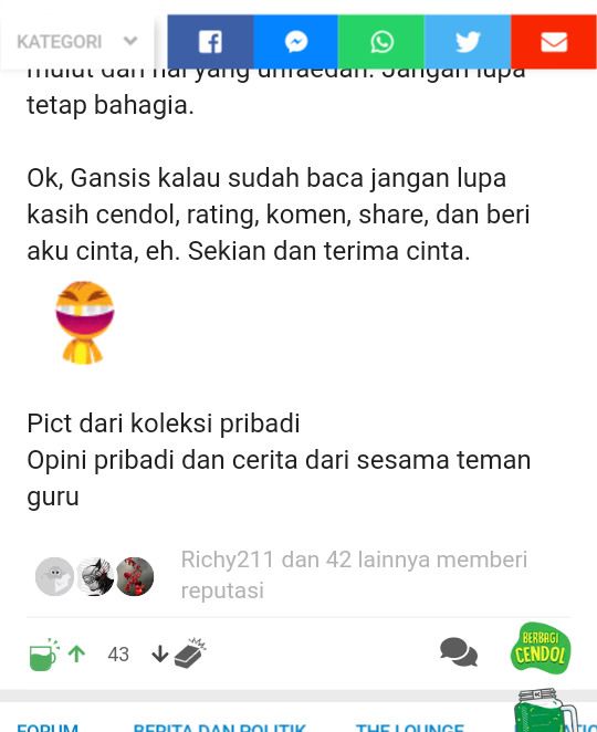 Berbagi Kebaikan Melalui Informasi di Thread Kaskus