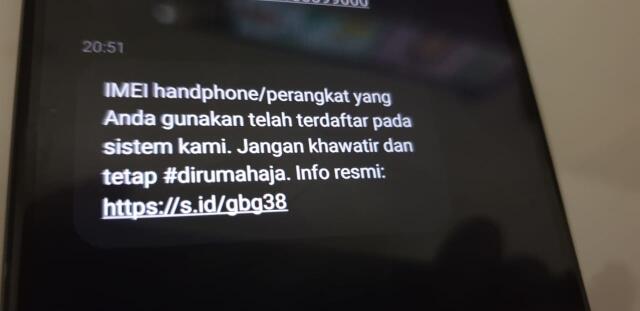 Ini Isi SMS Kominfo untuk IMEI HP yang Resmi Terdaftar dan Tak Diblokir 