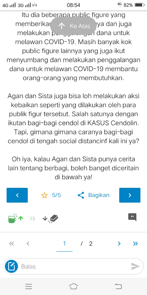 Mendapat Bantuan Sembako Dikala Corona