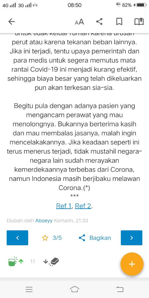 Mendapat Bantuan Sembako Dikala Corona