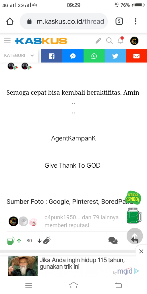 Mendapat Bantuan Sembako Dikala Corona