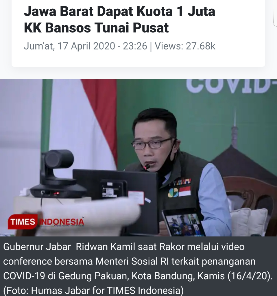 Jokowi Mulai Sebar Bansos Rp600 Ribu/Bulan ke Warga Jabodetabek, Sumut dan Lainnya