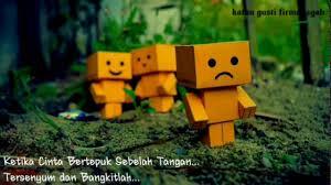 Gara-gara orang ketiga, cinta saya hanya bertepuk sebelah tangan