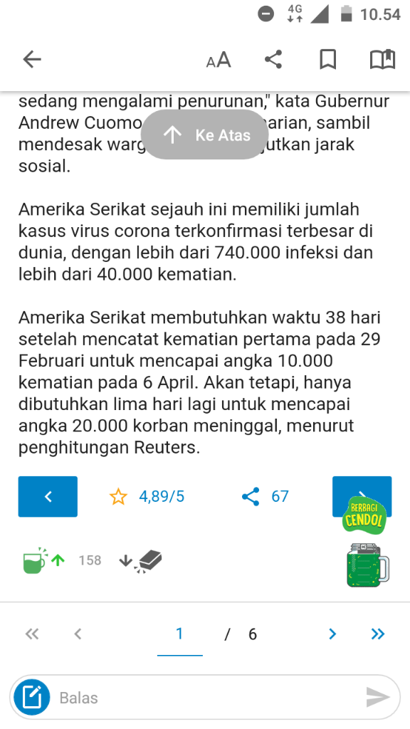 Karena Satu Huruf, Sepuluh Kebaikan
