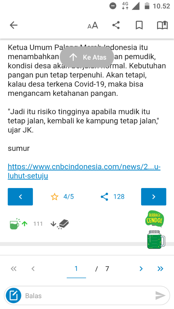 Karena Satu Huruf, Sepuluh Kebaikan