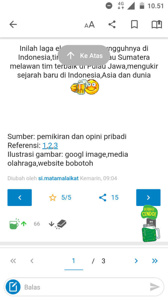 Karena Satu Huruf, Sepuluh Kebaikan