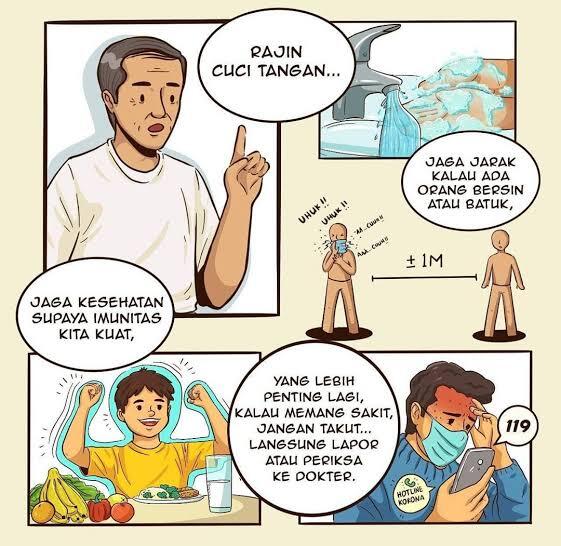 Pak de Jokowi Diuji Pandemi
