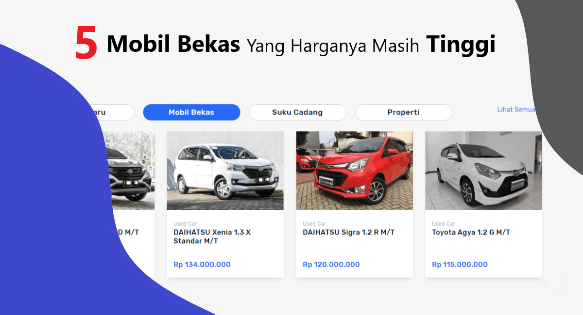 5 Mobil Bekas Yang Harganya Masih Tinggi (Stabil) | KASKUS