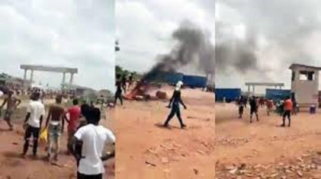 Balas Serangan Rasisme, Warga Nigeria Bakar Toko-Toko dan Pabrik Milik China