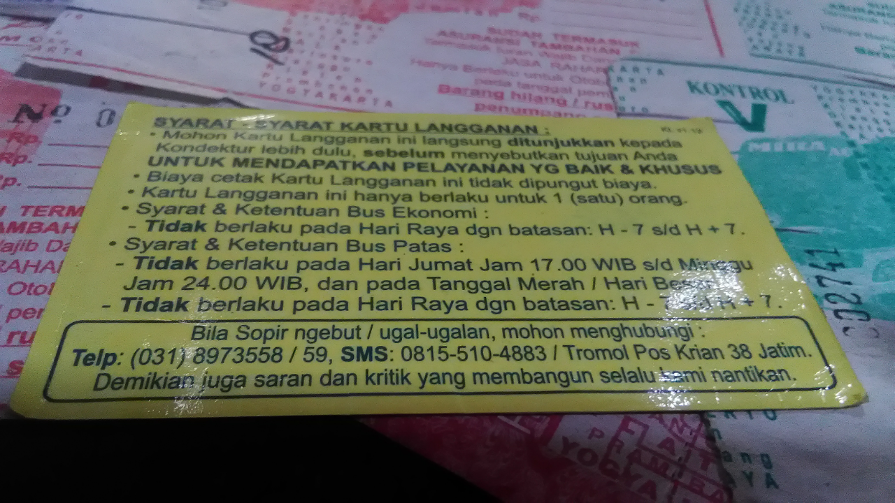 Koleksi Tiket Dan Karcis Bus,Hobi Unik Yang Mulai Diminati Masyarakat