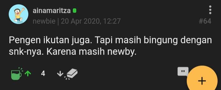 awalnya gelap gulita, sekarang tidak lagi.