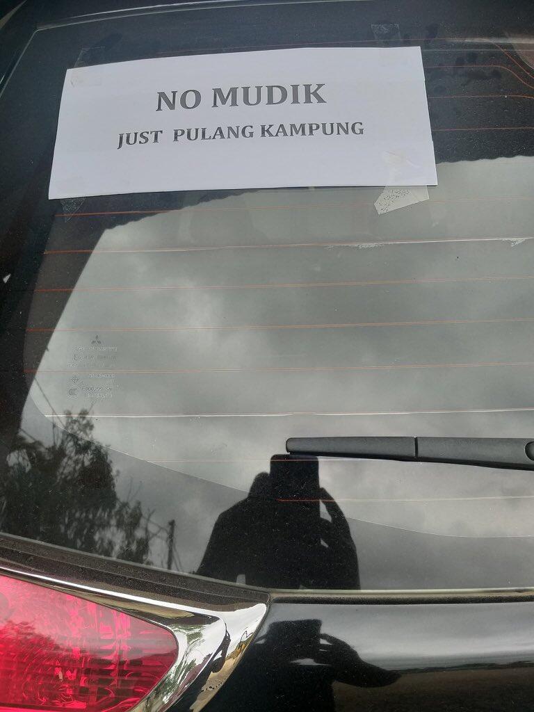 Jangan Mudik. Kamu Ndak Akan Kuat. Pulang Kampung Saja