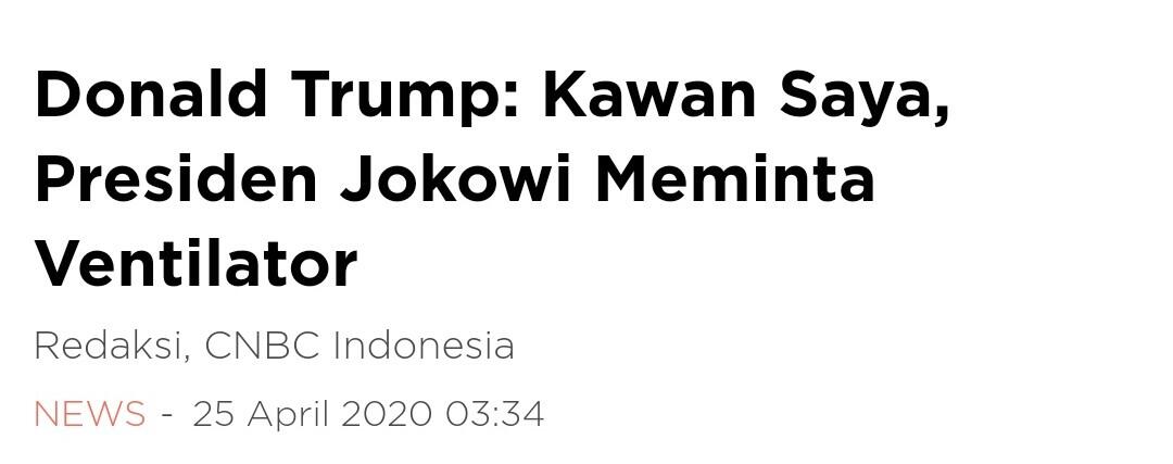 Saran Trump Suntik Disinfektan Berujung Kecaman