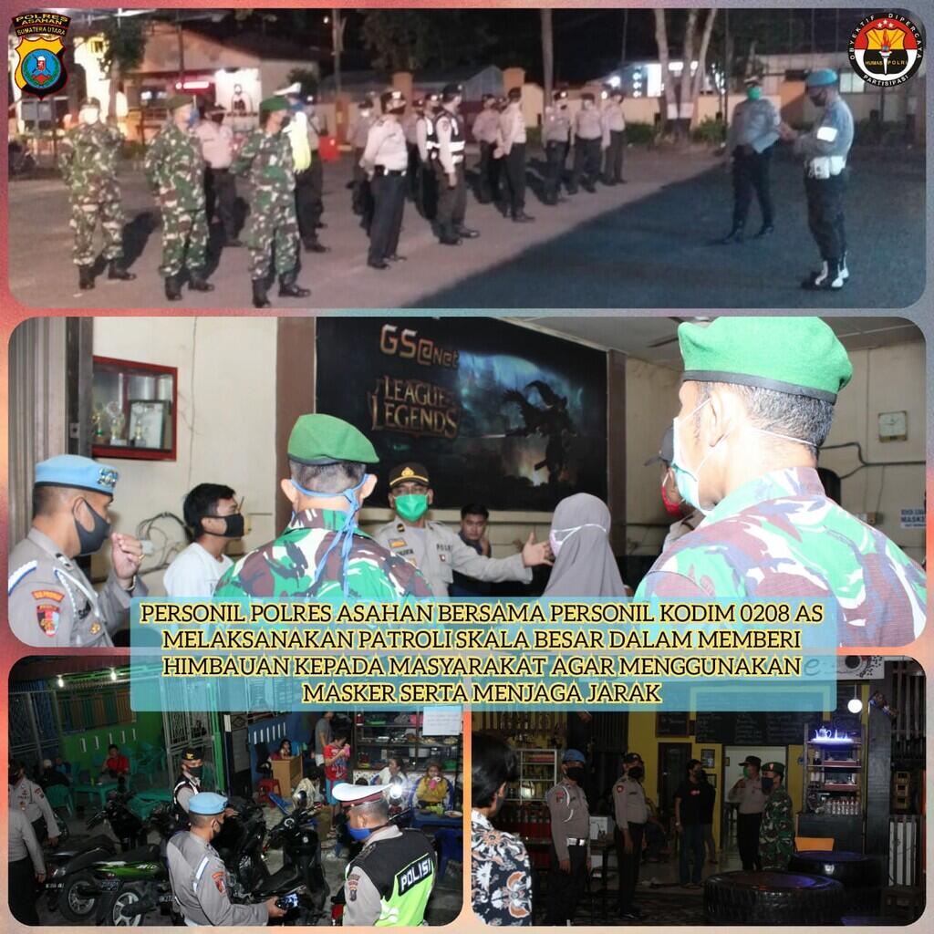 POLDA SUMUT DAN JAJARAN RUTIN BERIKAN HIMBAUAN UNTUK CEGAH COVID 19