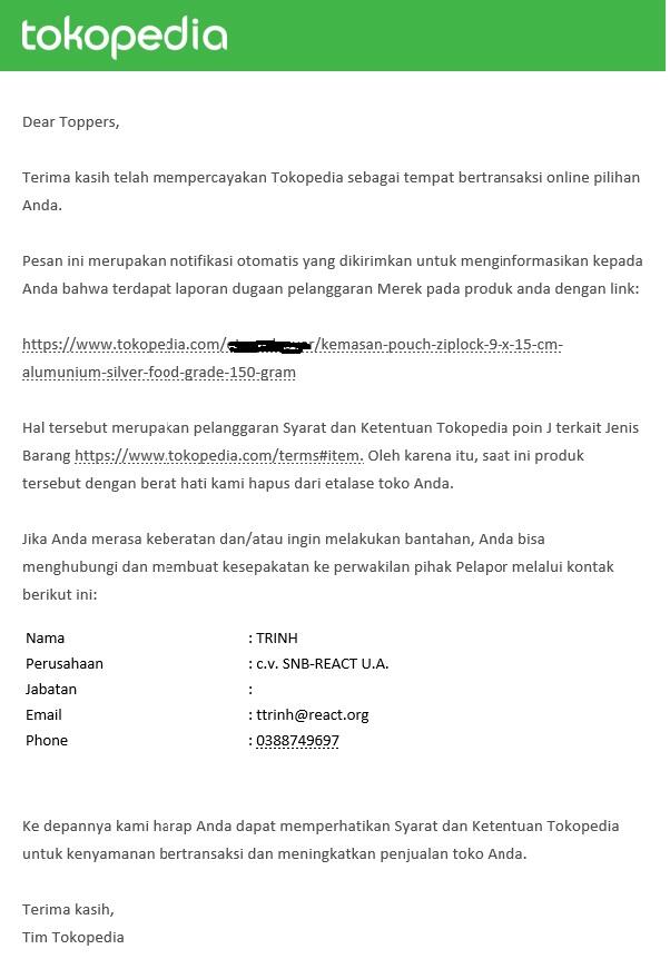 HATI-HATI BERJUALAN DI TOKOPEDIA