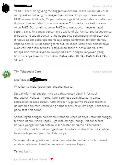 HATI-HATI BERJUALAN DI TOKOPEDIA