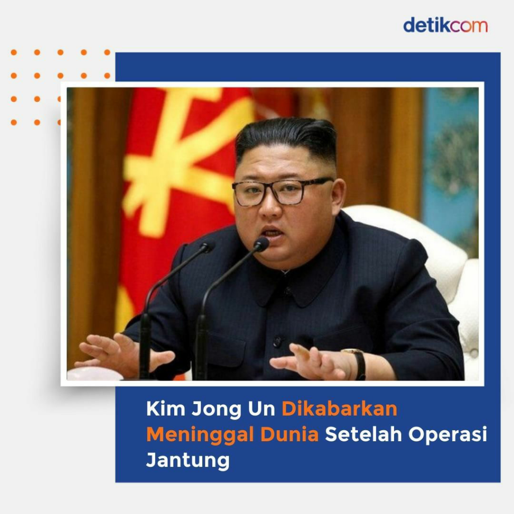 Kabar Meninggalnya Kim Jong un Beredar