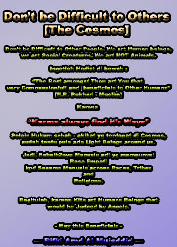 &#91;THE PROBLEMS&#93; Wahn&quot;Virus&quot;-Virus Mematikan Dunia Akhirat &amp; Keep Out of Racism-Bully