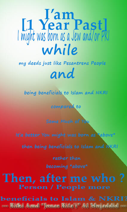 &#91;THE PROBLEMS&#93; Wahn&quot;Virus&quot;-Virus Mematikan Dunia Akhirat &amp; Keep Out of Racism-Bully