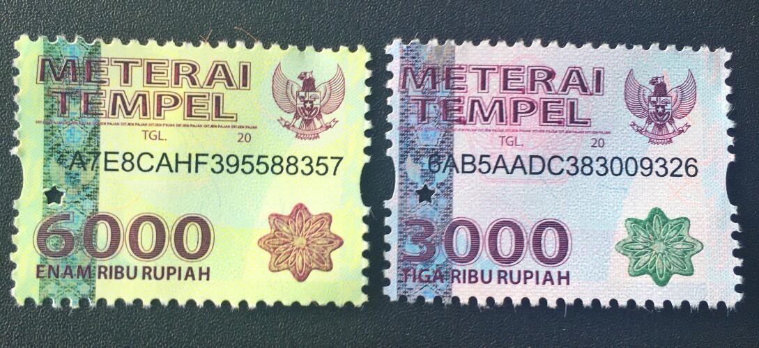 Perbedaan Penggunaan Meterai 6000 dan Meterai 3000 Pada Suatu Dokumen