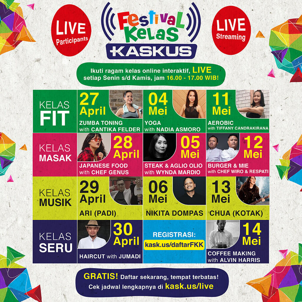 Ngabuburit Sambil Belajar Musik di #FestivalKelasKASKUS bareng ARI PADI REBORN