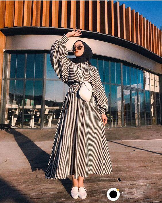 7 Model Gamis Buat LEBARAN. Untuk Tampilan Lebih Stylish dan Tidak MEMBOSANKAN.