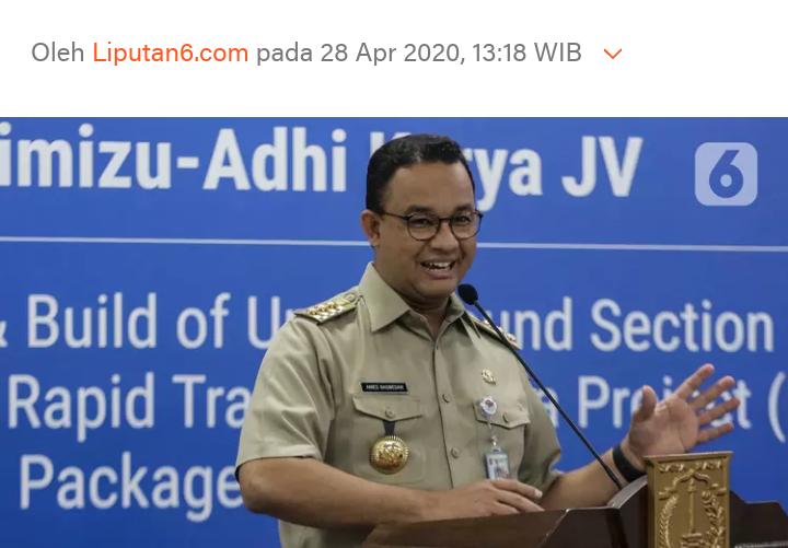 Anies Ajak Pengusaha Bantu Warga DKI Terdampak Covid-19