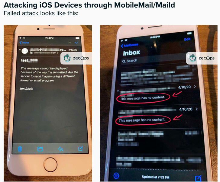 Pengguna iPhone Harus Hati-Hati, Dihack hanya dengan mengirim Email!