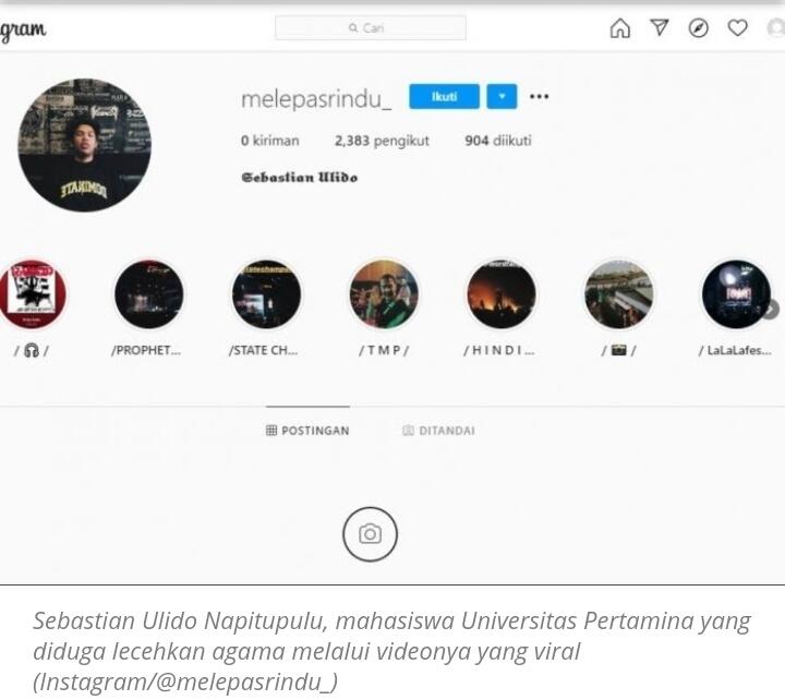 Videonya Viral Diduga Lecehkan Agama, Mahasiswa Universitas Pertamina, Cuma Bercanda
