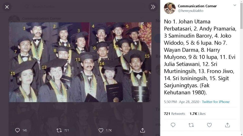 Viral Sayembara Foto Wisuda Jokowi di UGM, Gibran: Dapat ...