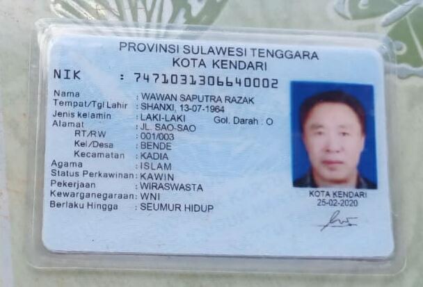 Diduga Pakai KTP Palsu, WNA China Menambang Nikel di Konawe Utara