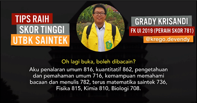 Begini Cara Mendapatkan Skor UTBK 700 ke atas DI JAMIN !