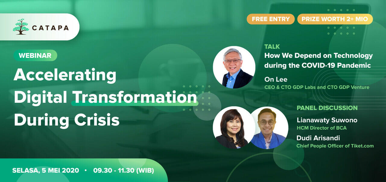 Join yuk Gan! Webinar Catapa: Accelerating Digital Transformation During Crisis