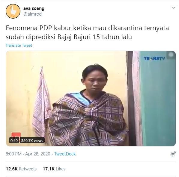 VIRAL, Adegan 'BAJAJ BAJURI' 15 Tahun Lalu Telah Prediksi Fenomena PDP Kabur ?