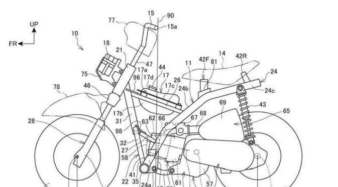  Lebih Imut, Desain Baru Honda Monkey Dipatenkan