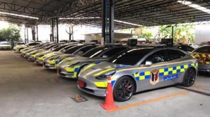 Tesla Model 3 di Sewa Thailand Untuk Kendaraan Kepolisian, Indonesia Apa Kabar?