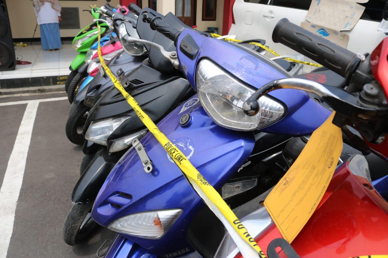 Pelaku Curanmor di Majalengka 'Didor', Motor Curian Diamankan