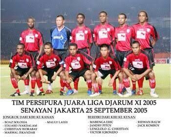 Starting XI Persipura Jayapura yang menjuarai liga 2005 Dan Nasibnya Kini