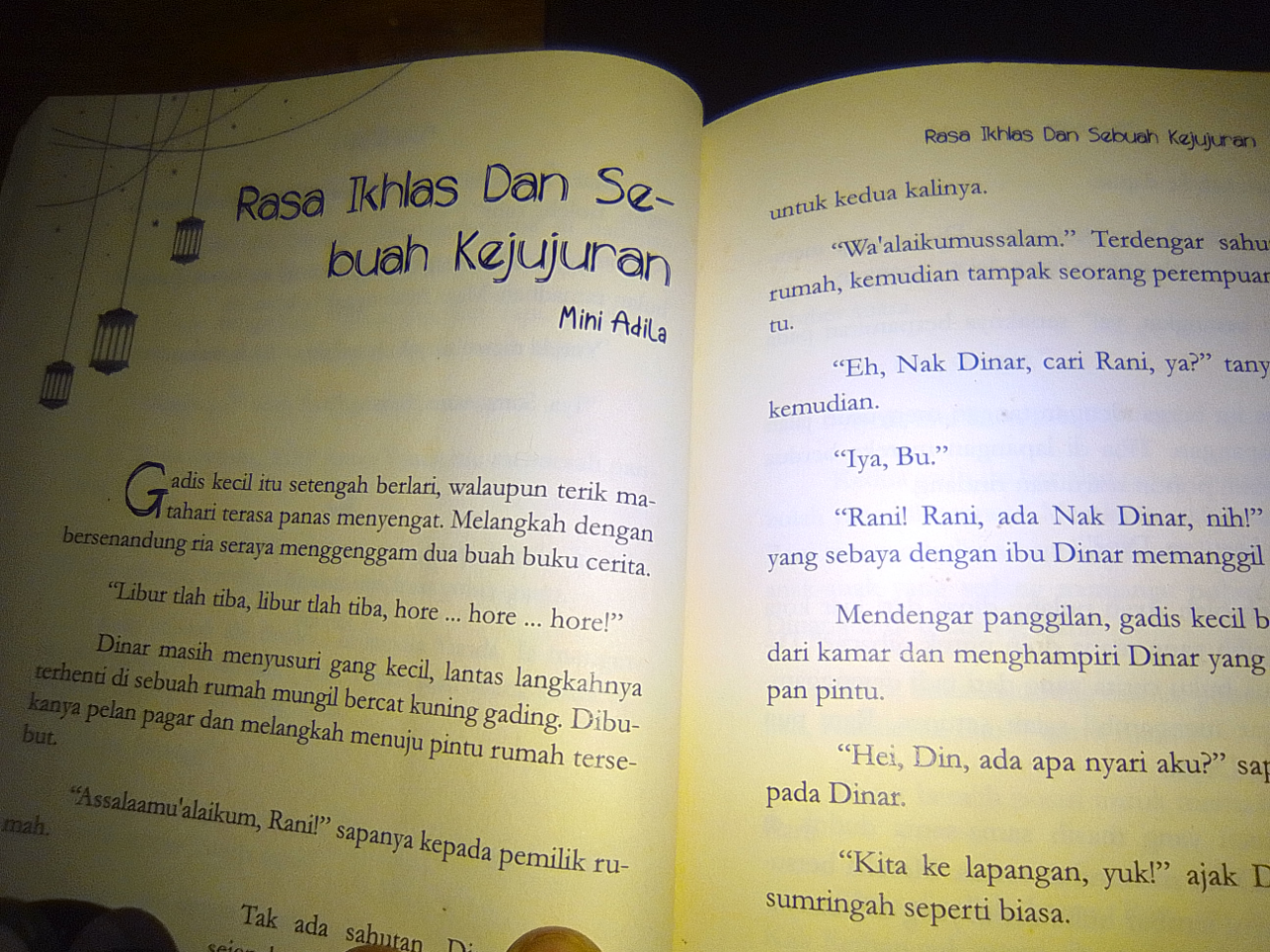 Review Buku : "Puasa Pertama" Buku antologi, cocok dibaca anak saat ramadhan