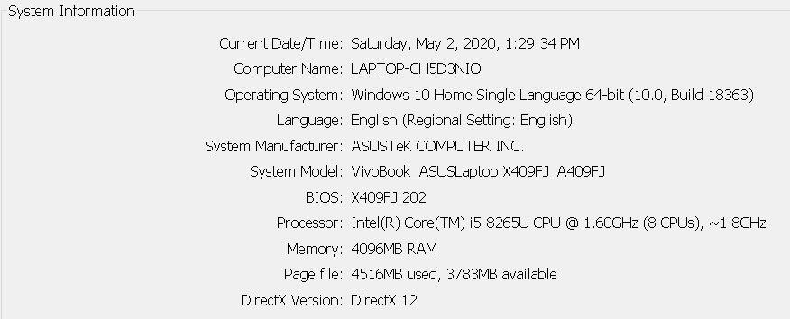 &#91;HELP&#93; Laptop Asus i5 Blackscreen Win10 Ori bawaan