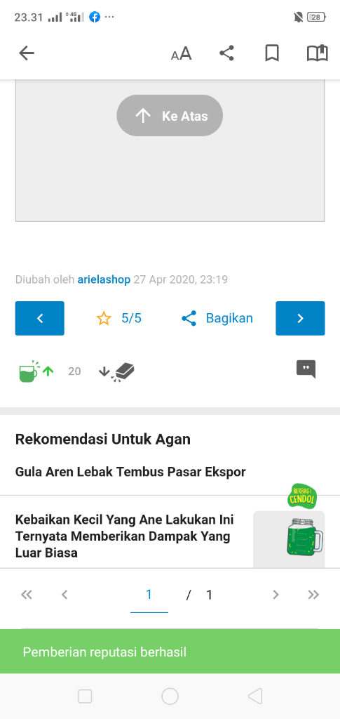 Kebaikan yang Berubah Jadi Kebiasaan