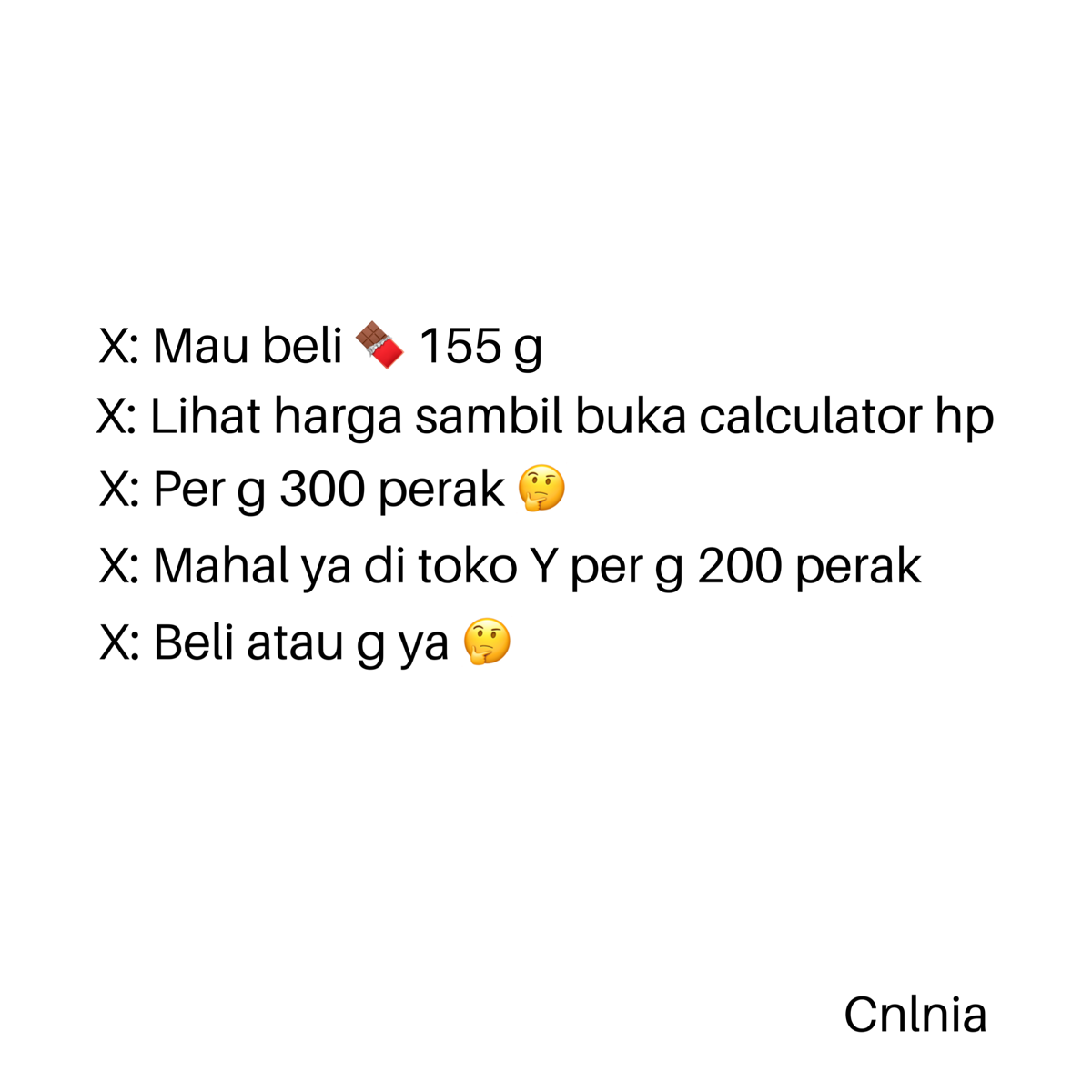 Biasanya tetap beli atau g ya 😁
