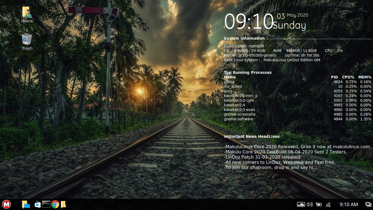 User Makulu Linux