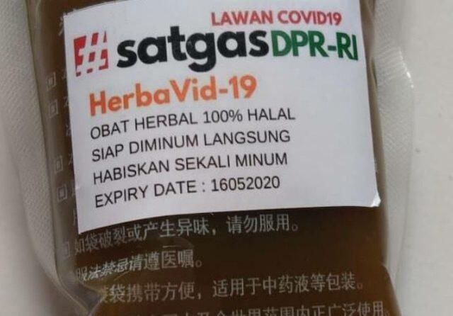 Polemik Jamu Impor Cina, Satgas Covid-19 DPR RI Lebih Dokter Daripada Dokter?