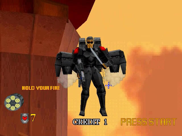 Bermain Game Tembak-Tembakan Polisi dengan Virtua Cop 2
